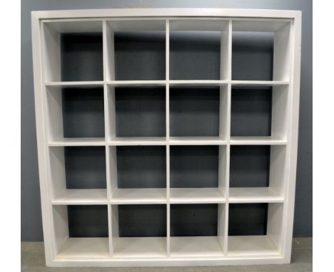  Cube shelf unit  , height 180cm, width 180cm, depth 40cm