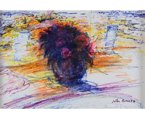 John Rosser, 'Sea Sand and Wind', unsigned acrylic, 29cm x 39cm, Provenance: collection consigned directly from the artist. J