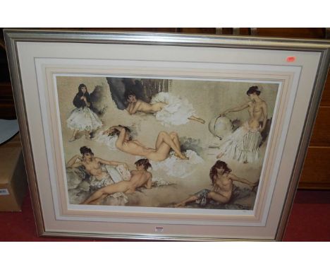 William Russell Flint (1880-1969) - Variations II, limited edition print, No.98/850, 50 x 68cm