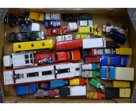A collection of Corgi model vehicles