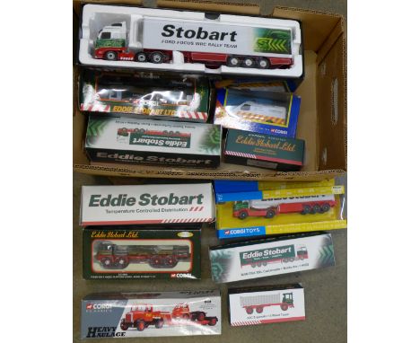 Eleven Eddie Stobart Ltd. Corgi die-cast model vehicles