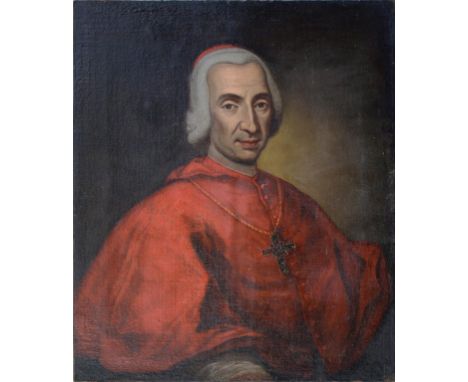 19TH C SCHOOL, PORTRAIT OF HENRY BENEDICT STUART, OIL ON CANVAS, 61 X 74CM 