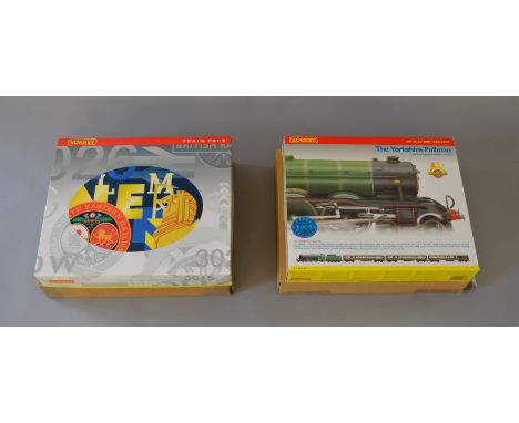 OO Gauge. Hornby. 2 x train packs. R.2278M "The Silver Jubilee" LNER A4 locomotive "Silver King" with 3 coaches & R.2168 "The