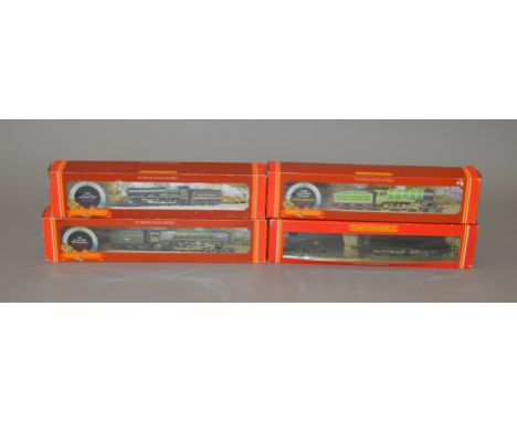 OO Gauge Hornby. 4 x locomotives. R.349 GWR King "King Henry VIII", R.033 BR 7MT "Morning Star", R.143 BR class 2800 & R.378 
