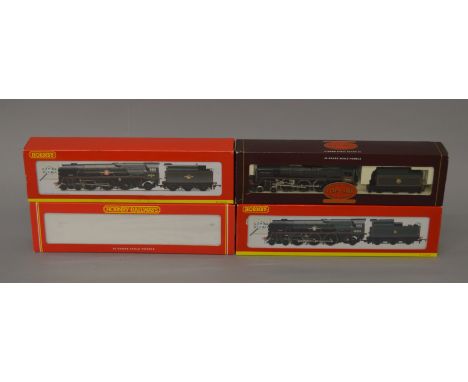 OO Gauge Hornby 4 x locomotives. R.2010 BR Brittania class "Lord Roberts", R.2092 Coronation class"City of London", R.2310 BR