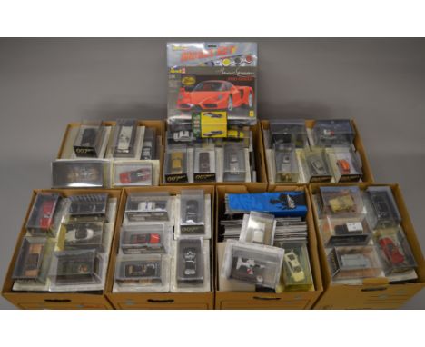 James Bond Car Collection, Eaglemoss Pulications partwork. 132 x cased vehicles with associated magazines, together with Reve