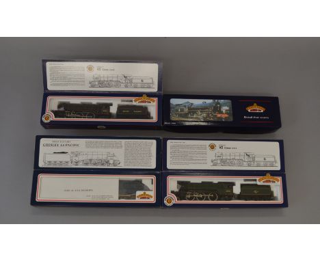OO Gauge. Bachmann. 4 x locomotives. BR V2 "Durham Light Infantry", BR Thompson B1 "Impala", BR V2 No.60807 & LNER A4 "Peregr