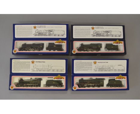 OO Gauge. Bachmann 4 x locomotives. BR Jubilee "Invincible", BR standard class 4 No.75023, BR Manor "Hook Norton Manor" & BR 