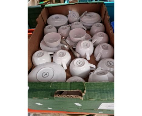 2 boxes of BMI Airline cups and saucers. 