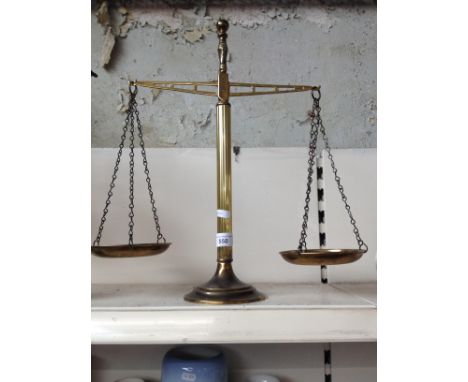 Brass balance scales 