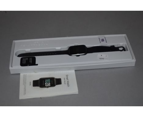 An ID205L smart watch with box and user manual.