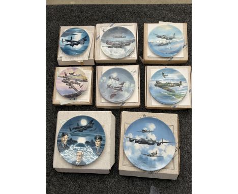 Eight Boxed Commemorative Collectable Plates to include Coalport, Royal Worcester and The Bradford Exchange. 
Good condition,