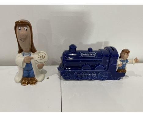 Wade Tetley Tea Sydney Ceramic Money Box 50th Anniversary and Wade Tetley's Sydney - The Flying Teabag Train Money Box
Good c