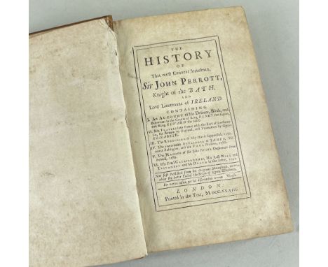 London: 1728. First edition. Tall 8vo. Good copy in full contemporary calf, joints weak but holding. Sir John was born at Har