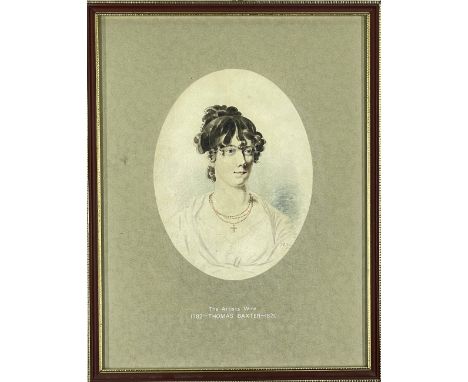 Oval portrait of Sophia Baxter, daughter of Thomas, inscribed July 180418.5 x 14cmsprivate collection Neath-Port Talbot, note