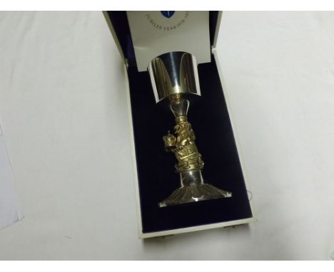 An Aurum Cased Silver Goblet, produced to commemorate the Royal Silver Jubilee 1977, made the Order of the Dean and Chapter o