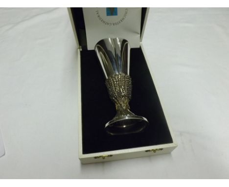 A Cased Aurum Silver Goblet, produced by Order of the Dean and Chapter to commemorate the 9th Centenary of the Foundation of 