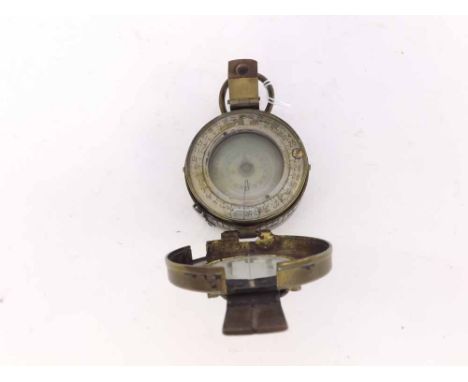 A mid-20th Century Government Issue Prismatic Compass, T G Co Ltd - London, No B180778 with Government Broad Arrow, 1942, Mk 