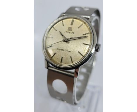 Gents Vintage Tissot Seastar Seven With Original Bracelet W/O