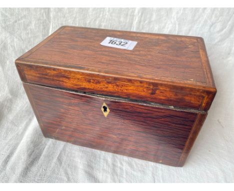 Partridge Wood Caddy with Cross Banded edge 7 in wide