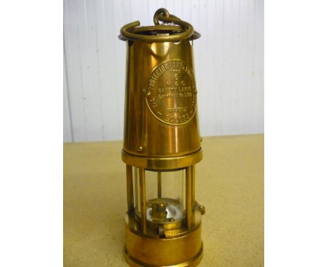 Protector Type 6 brass miners lamp (23cm) 