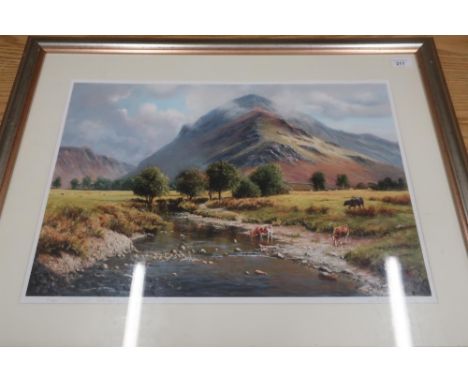 After Paul Horley "Fleetwith, Buttermere" signed limited edition print 6/350 (80cm x 60cm) 
