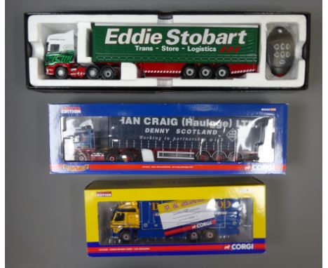 Corgi 1:50 scale die cast Eddie Stobart Scania Topline 'Sights &amp; Sounds' Ltd.ed 2460/3510 with certificate, D.R.Macleod V
