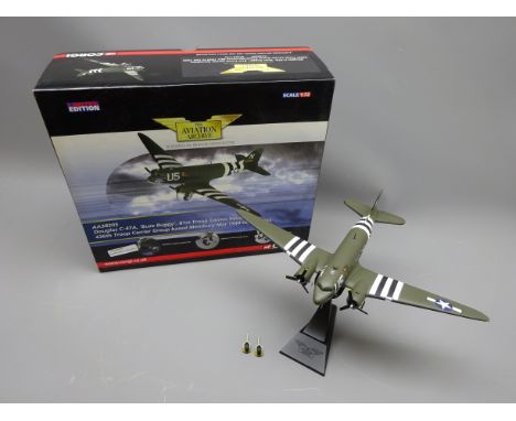 Corgi Aviation Archive 1:72 scale Ltd.ed. model Douglas C-47A 'Buzz Buggy' 81st Troop Carrier Squadron, 436th Troup Carrier G