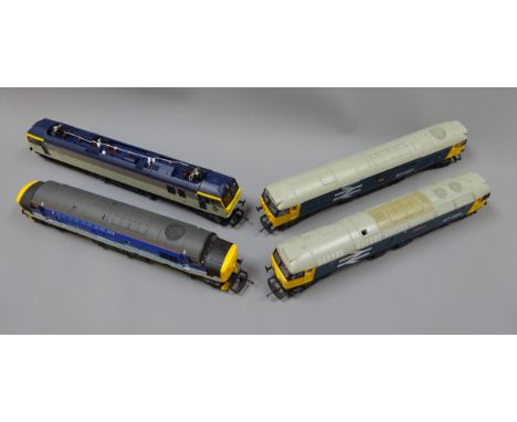 Four limited edition Lima 'OO' gauge locomotives: Class 37 diesel 'The Scottish Hosteller' No.37420, Class 92 diesel 'Victor 