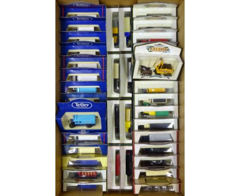 Thirty-eight Lledo promotional and vintage models including Days Gone, Premier Collection and Tetley Tea series, all boxed