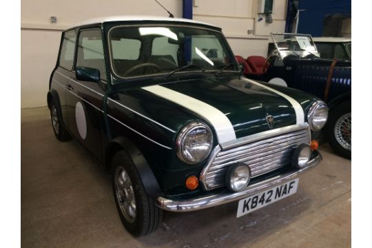 Extra Lot A 1992 Rover Mini British Open Classic 1275 Cc Two Door