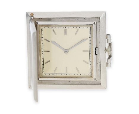 Taschenuhr: extrem rare quadratische Frackuhr aus der Zeit des Art déco, Vacheron &amp; Constantin/Van Cleef &amp; Arpels, ca