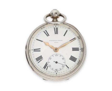 Taschenuhr: äußerst rares und sehr ungewöhnliches, besonders schweres französisches Taschenchronometer in englischer Bauweise