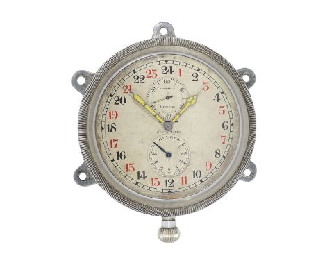 Beobachtungsuhr: absolute Rarität, Longines Observatoriums-Chronometer Greenwich Civil Time mit 24-h-Zifferblatt und 8-Tage-W