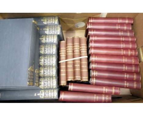 PEPYS SAMUEL.&nbsp;&nbsp;The Diary. 10 vols., ed. by H. B. Wheatley. Illus. Orig. blue cloth. 1928; also Webster's Dramatic W