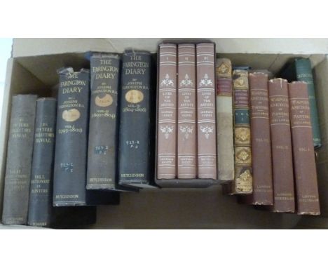 HOBBES JAMES R.&nbsp;&nbsp;The Picture Collector's Manual. 2 vols. Orig. cloth. 1849; also Walpole's Anecdotes of Painting in