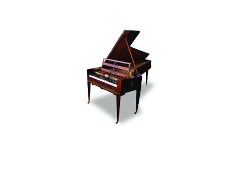 A grand piano by M. A. Stein, Vienna, circa 1805 The cherry case stained to simulate a tropical hardwood, perhaps rosewood, t