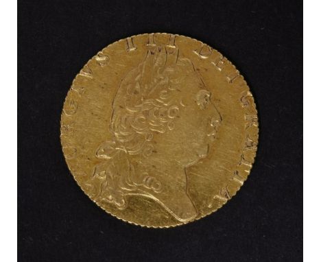 Great Britain, George III (1760 - 1820), Guinea, 1798, fifth laur. head r., 'Spade'-shaped shield (S 3729)