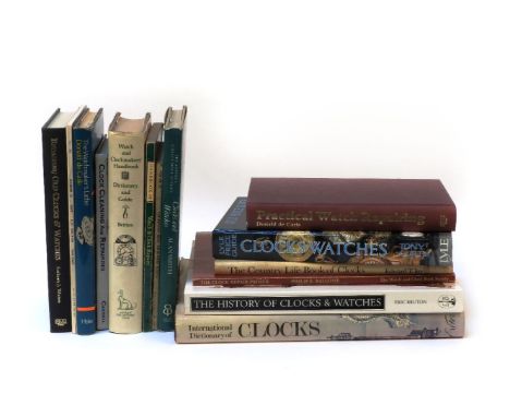 A box of clock themed books