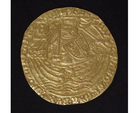 Great Britain, Edward IV, (first reign 1461- 1470), Ryal, 7.67g, London, m.m. crown on reverse only, King standing facing in 