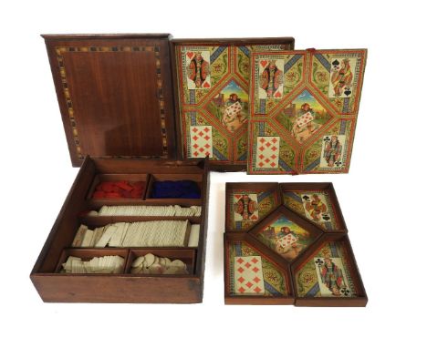 A late 19th century boxed set of 'Nain Jaune' by T R of Paris