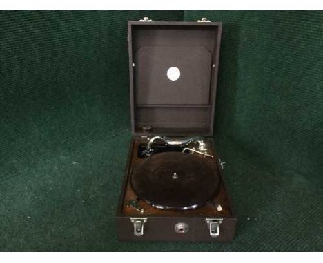 A mid 20th century table top record player