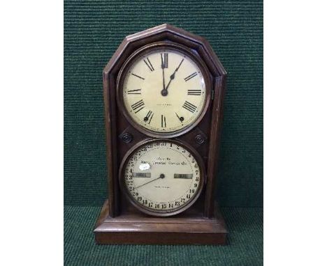 A late 19th century American Seth Thomas mantel clock