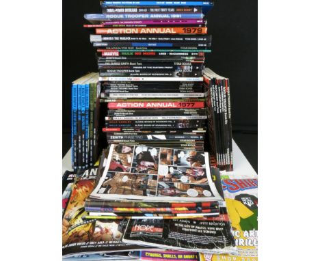 Comic Books - Around 65 2000AD Comic Books, Magazines and annuals featuring Titan Books The A.B.C Warriors, Titan Books Robo-
