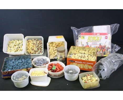 Large quantity of boxed and unboxed Airfix plastic figures and various sets to include 6 x HO / OO scale figure sets featurin
