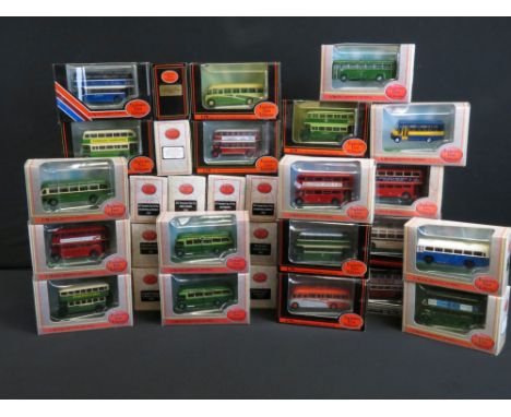46 Boxed 1/76 scale EFE Exclusive First Editions diecast model buses to include Limited Edition models, De-Regulation, War Ti