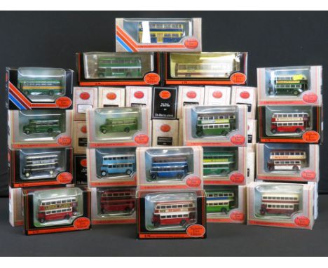 50 Boxed 1/76 scale EFE Exclusive First Editions diecast model buses to include De-Regulation, De Luxe Series, Limited Editio