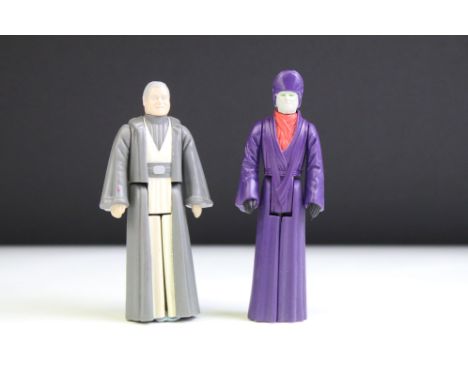 Star Wars - Two Original Last 17 figures to include Imperial Dignitary and Anakin Skywalker, small red mark to Anakin's right