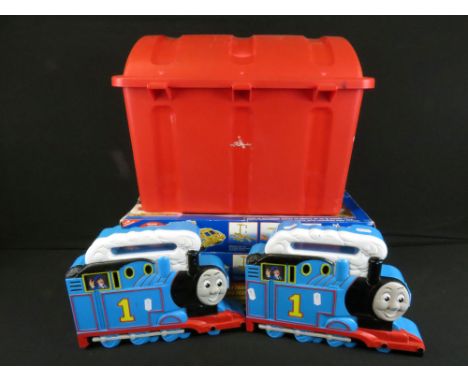 Two boxed Mattel Hot Wheels Megarig Construction site along with 1 x boxed Matchbox Space Shuttle Transporter, 2 x Shining Ti
