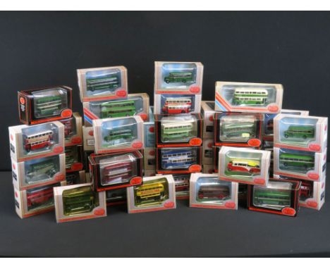 60 Boxed 1/76 scale EFE Exclusive First Editions diecast model buses to include De Luxe Series, Limited Edition models, De-Re